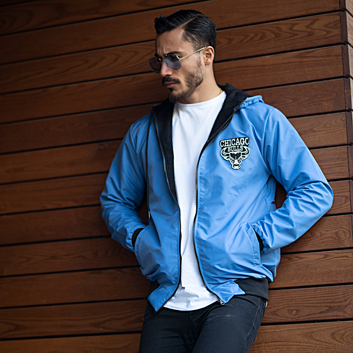 سوئی شرت   chicago bulls آبی